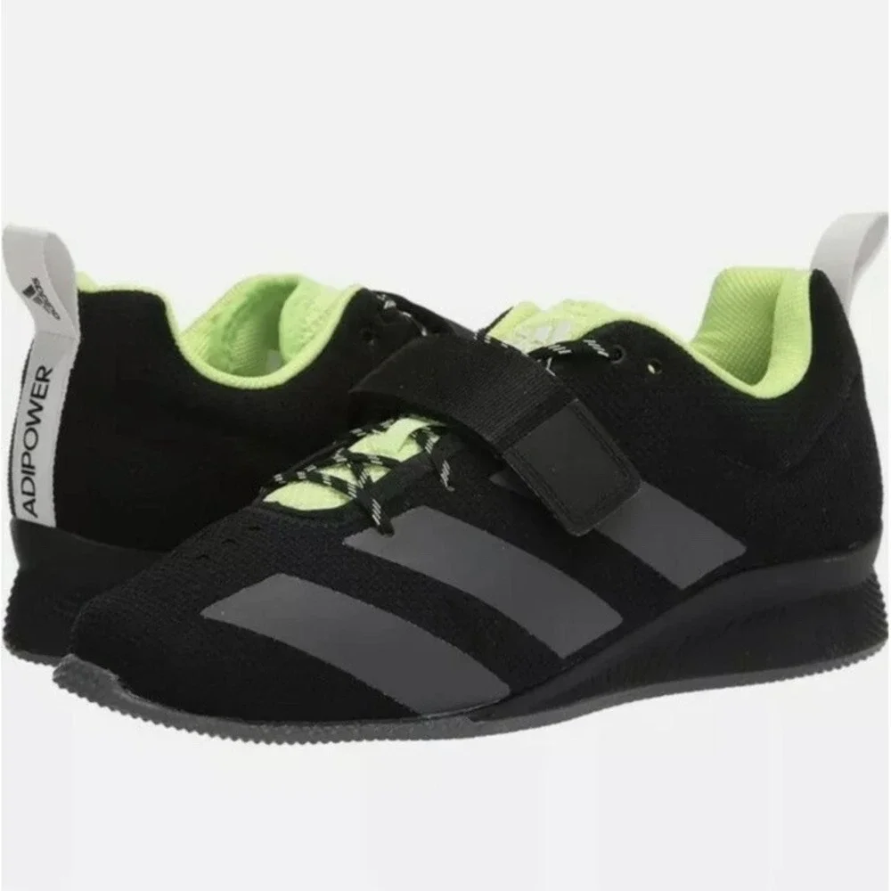 Adidas‎ Weightlifting Shoes ADIPOWER Powerlifting Black  Men's Sz 7